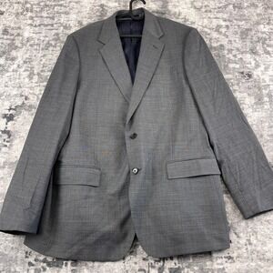 J Crew Ludlow Slim Blazer Mens 44R Grey Wool Blend Suit Jacket Modern Fit